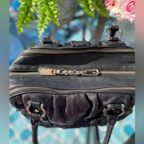 Cole Haan Black Leather Bag - Picture 5 of 8